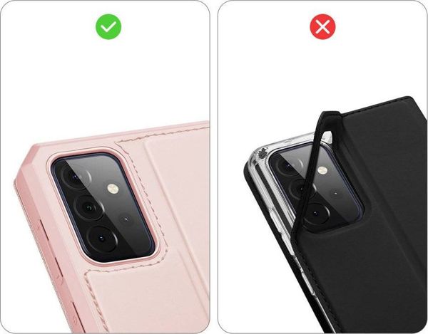 Dux Ducis DUX DUCIS Skin X θήκη με καπάκι για Samsung Galaxy A72 4G ροζ