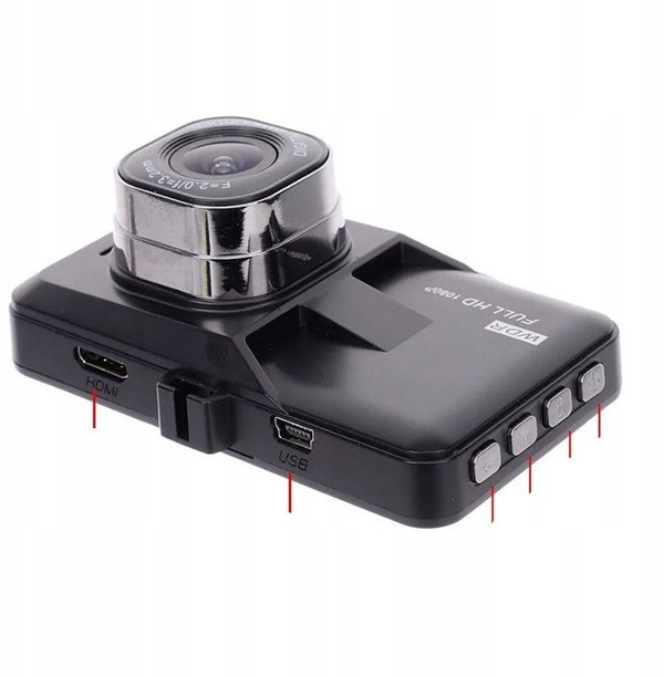 DVR-02 3.0 ίντσες + πίσω κάμερα