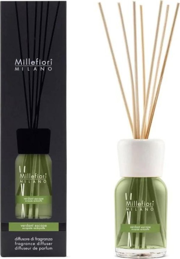 Αρωματικός διαχύτης Grupa Zachodnia MM MILLEFIORI MILANO Αρωματικά στικ 100 ml Verdant Escape