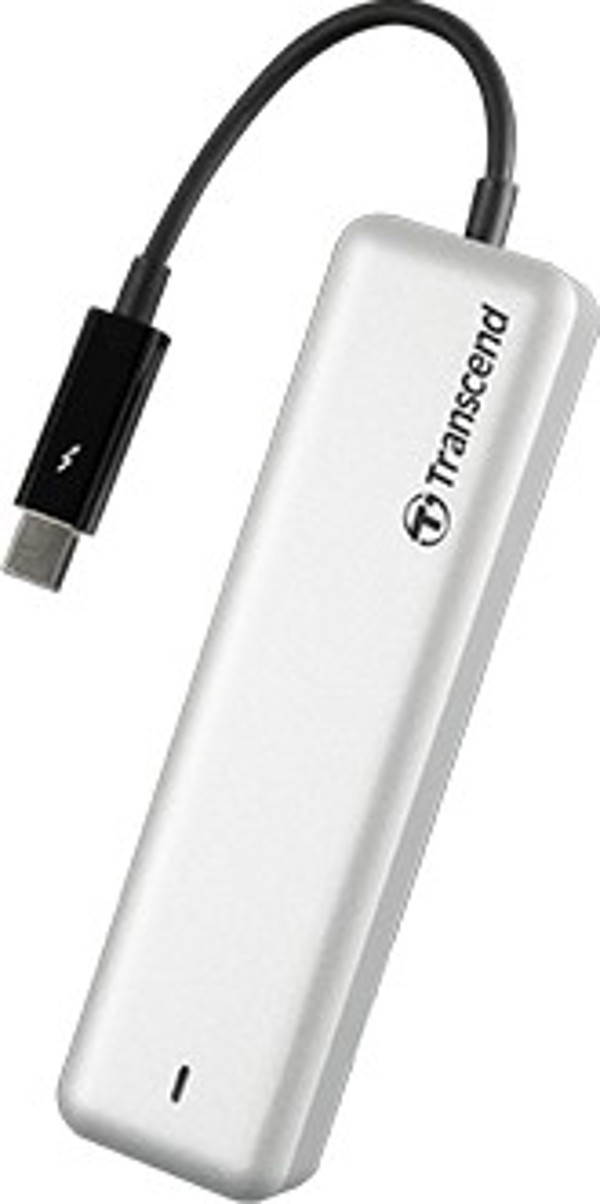 Εξωτερικός SSD δίσκος Transcend JetDrive 825 240GB Ασημί (TS240GJDM825)