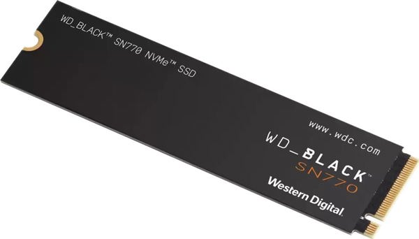 SSD WD Black SN770 500GB M.2 2280 PCI-E x4 Gen4 NVMe (WDS500G3X0E)