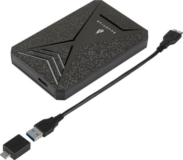 Εξωτερικός σκληρός δίσκος HDD Surefire Gaming Bunker 1TB Μαύρος (53681)