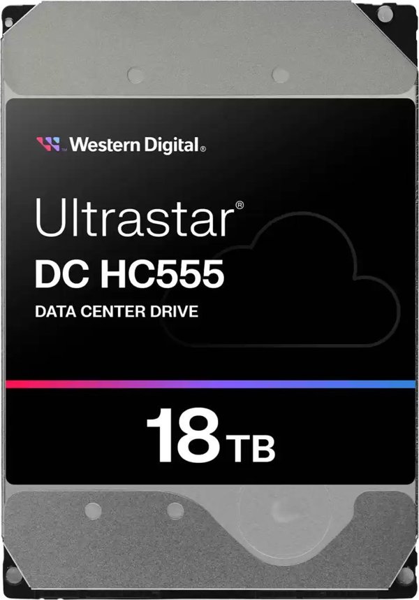 Σκληρός δίσκος WD Western Digital Ultrastar DC HC555 18 TB 7200 RPM 512 MB 3.5" SAS3