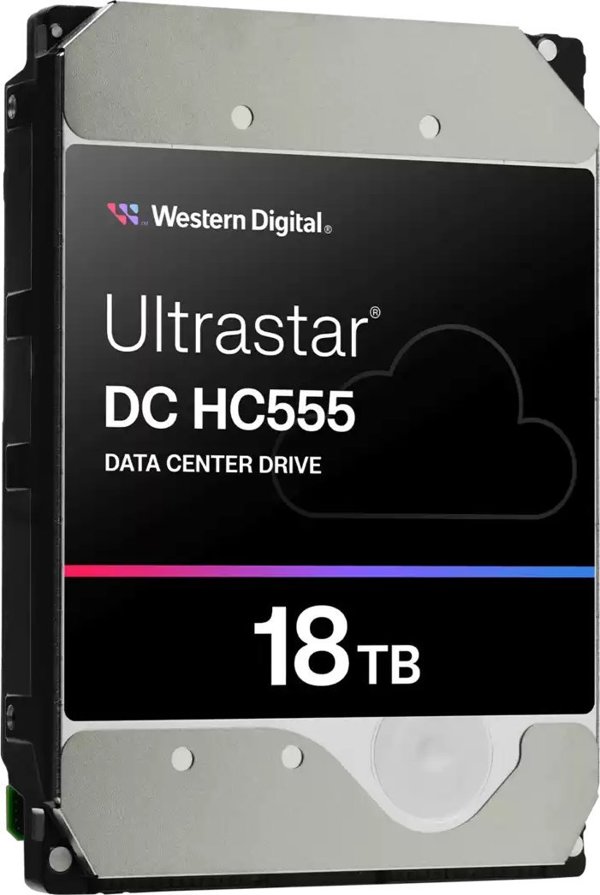 Σκληρός δίσκος WD Western Digital Ultrastar DC HC555 18 TB 7200 RPM 512 MB 3.5" SAS3