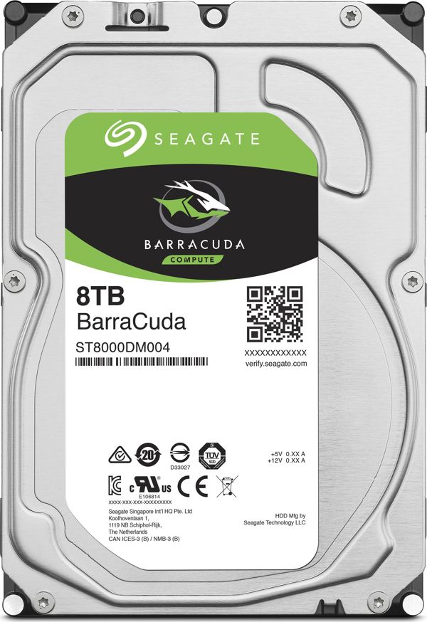 Σκληρός Δίσκος Seagate BarraCuda 8TB 3.5" SATA III (ST8000DM004)