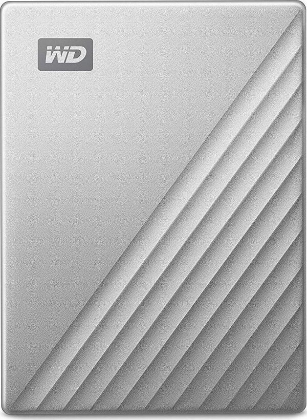 Εξωτερικός δίσκος HDD WD My Passport Ultra για Mac 6TB Ασημί (WDBGKC0060BSL-WESN)
