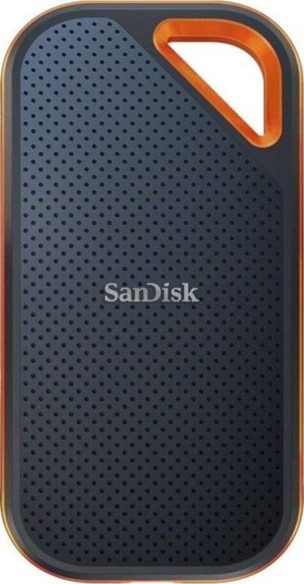 Εξωτερικός δίσκος SSD SanDisk Extreme PRO Portable V2 1TB Μαύρο-πορτοκαλί (SDSSDE81-1T00-G25)