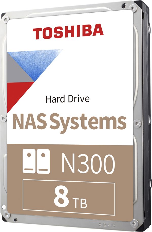 Σκληρός δίσκος Toshiba N300 (bulk) 8TB 3.5'' SATA III (6 Gb/s) (HDWG480UZSVA)