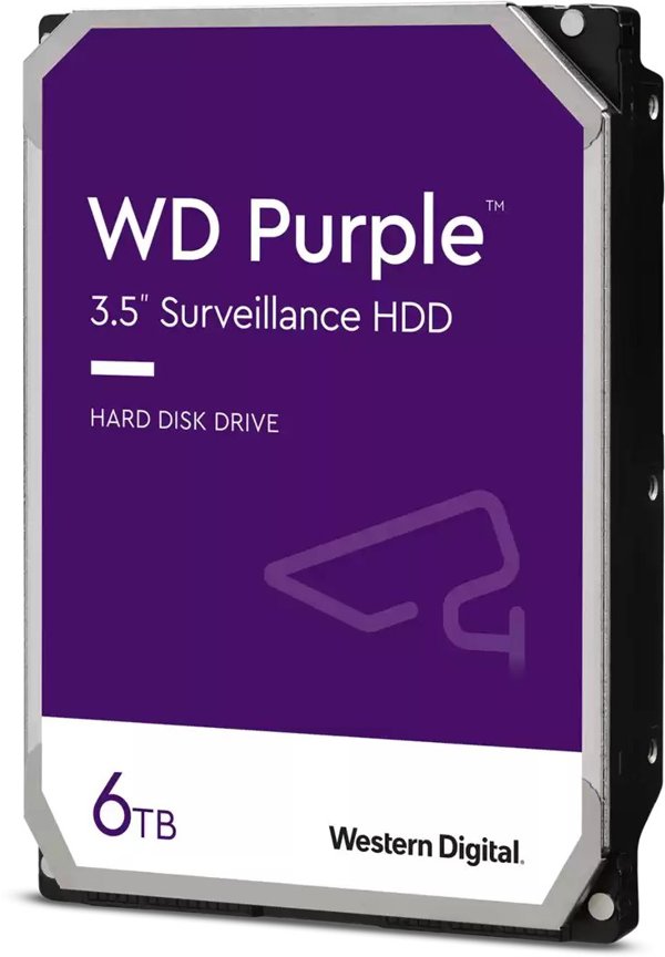 Σκληρός Δίσκος WD WD PURPLE 6TB 256MB 3.5IN SATA