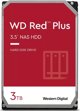 Σκληρός δίσκος διακομιστή WD Red Plus 3TB 3.5'' SATA III (6 Gb/s) (WD30EFPX)