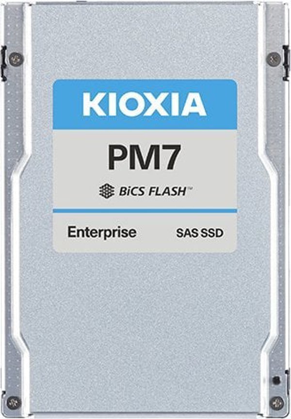 Δίσκος SSD Kioxia KIOXIA PM7-R Series KPM7VRUG30T7 - SSD - Επιχειρησιακός, Ανάγνωση Εντατική - κρυπτογραφημένος - 30720 GB - Αυτοκρυπτογραφούμενος Δίσκος (SED) - εσωτερικός - 2.5" (6.4 cm) - SAS 24Gb/s - Αυτοκρυπτογραφούμενος Δίσκος (SED)