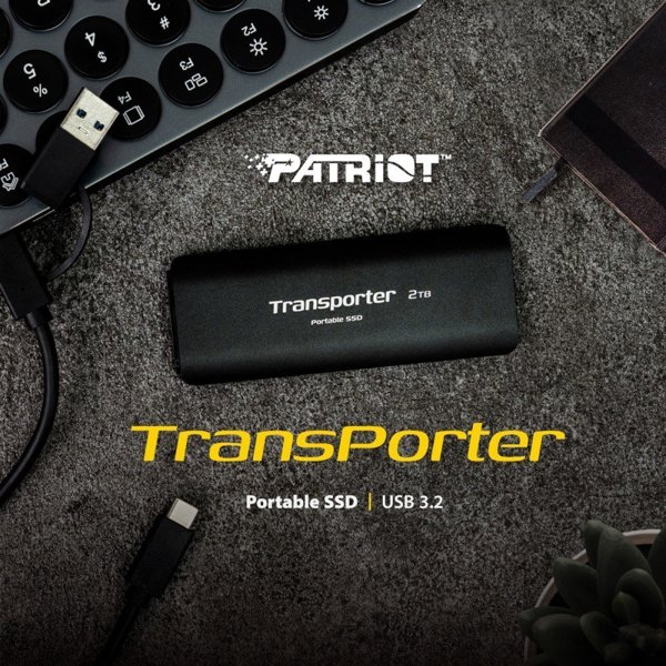 Εξωτερικός SSD Patriot Transporter 512GB Μαύρος (PTP512GPEC)