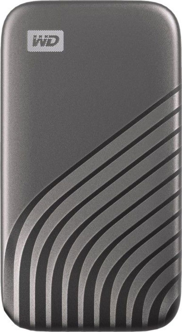 WD My Passport SSD Εξωτερικός Δίσκος 4TB, Ταχύτητα έως 1050MB/s, Γκρι (WDBAGF0040BGY-WESN)