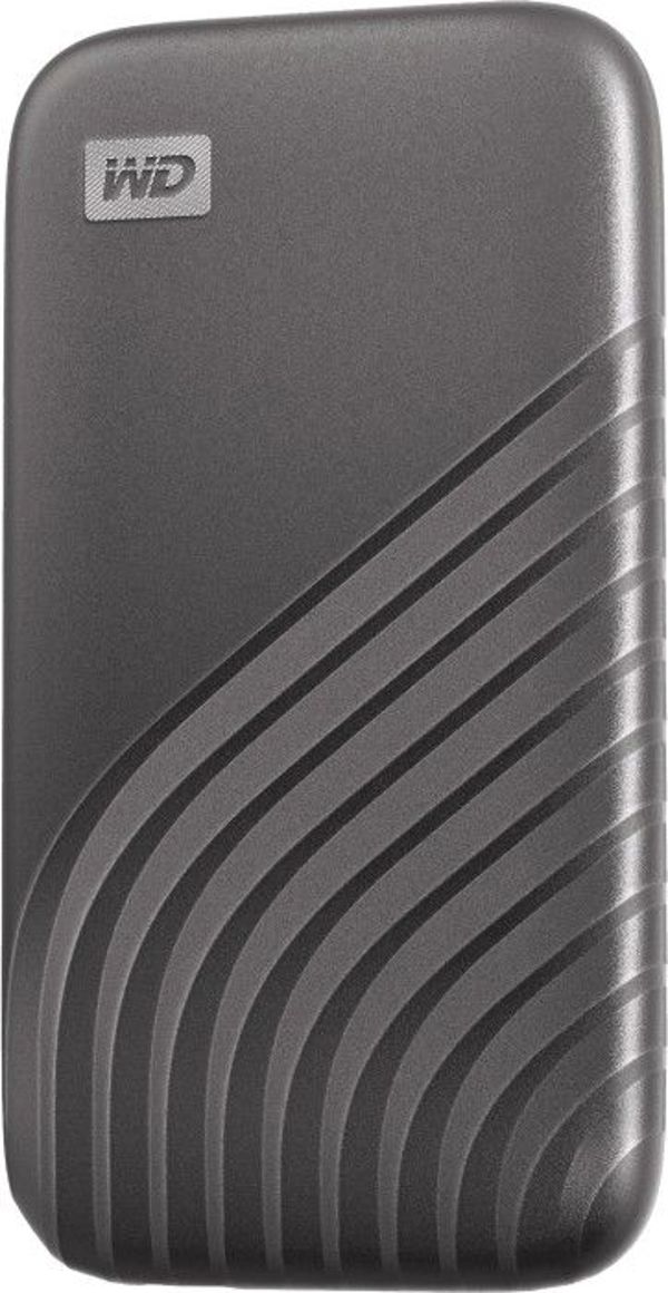 WD My Passport SSD Εξωτερικός Δίσκος 4TB, Ταχύτητα έως 1050MB/s, Γκρι (WDBAGF0040BGY-WESN)