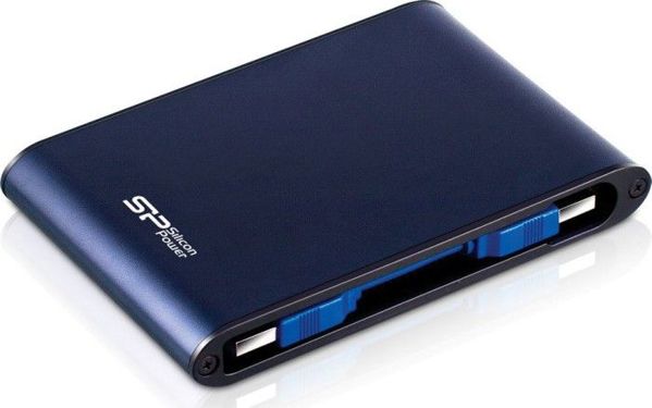 Εξωτερικός σκληρός δίσκος HDD Silicon Power Armor A80 1TB Μπλε (SP010TBPHDA80S3B)