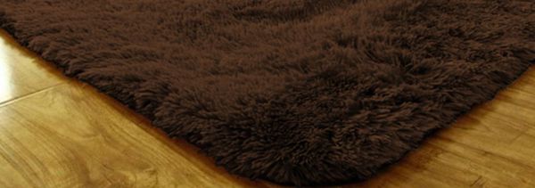 Dywan - Living Room Shaggy 200x300 - Dark Brown uniwersalny