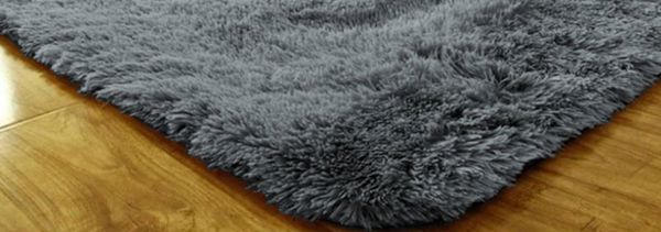 Χοντρό, πυκνό, απαλό πολυτελές χαλί Living Room Shaggy 200x290 - GreyNight universal