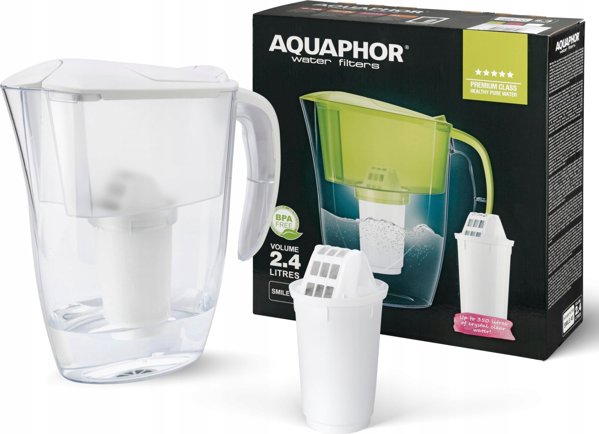 Κανάτα φίλτρου Aquaphor "SMILE" (A5) White