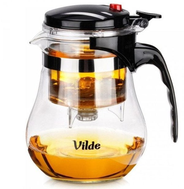 Γυάλινος βραστήρας 1150ml με φίλτρο για τσάι και βότανα 259417