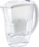Κανάτα φίλτρου Aquaphor Amethyst 2,8 l με ραβδωτό καπάκι λευκό + 1 ανταλλακτικό Maxfor Plus