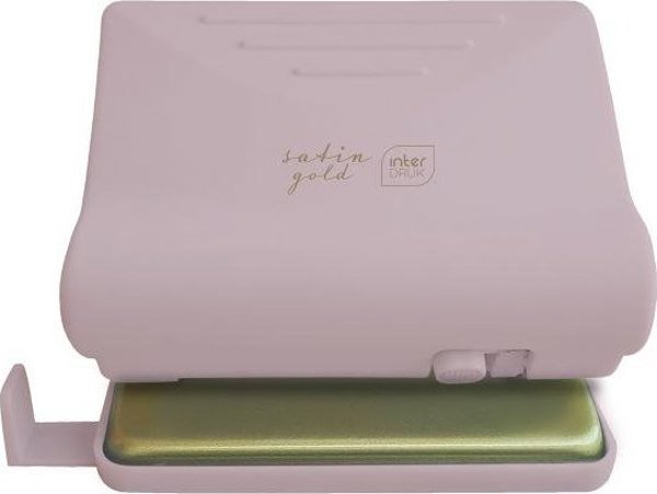 Interdruk Διατρητήρας Satin Gold, Μεταλλικός, Χωρητικότητα 20 Φύλλων, Διάμετρος 5.5mm