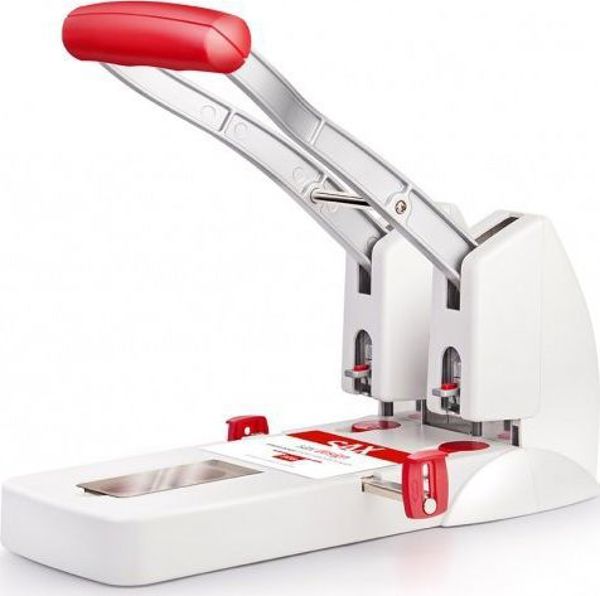 Διατρητική Μηχανή SAX 908 Professional, 150 Φύλλα, 2 Οπές, Μεταλλική, Γκρι