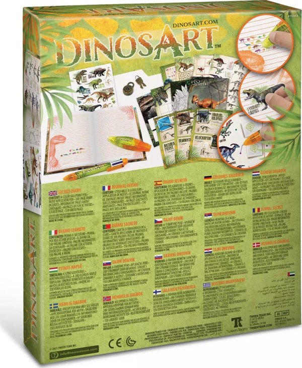 Eaglemoss Ltd DINOSART creativity set Secret Diary, 15053