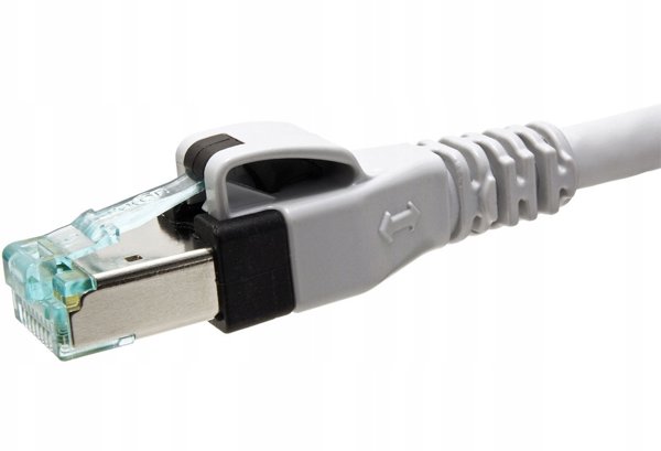 Καλώδιο Patch EasyLan DualBoot® PushPull Cat.6A (Class EA), S/FTP, RJ45 / RJ45, γκρι, 10 m