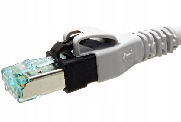 Καλώδιο Patch EasyLan DualBoot® PushPull Cat.6A (Class EA), S/FTP, RJ45 / RJ45, γκρι, 10 m