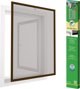 Easy Life Mako Κουνουπιέρα Παραθύρου Αλουμινίου, 100x120 εκ., Καφέ