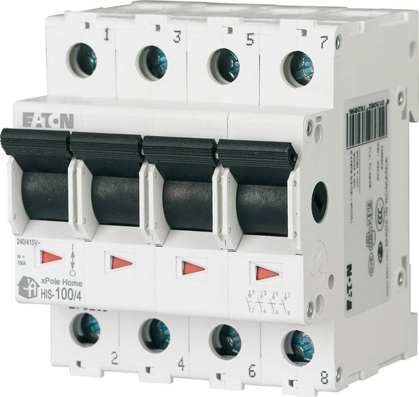 Eaton Διακόπτης Αποσύνδεσης 100A 4P HIS-100/4 (142831)