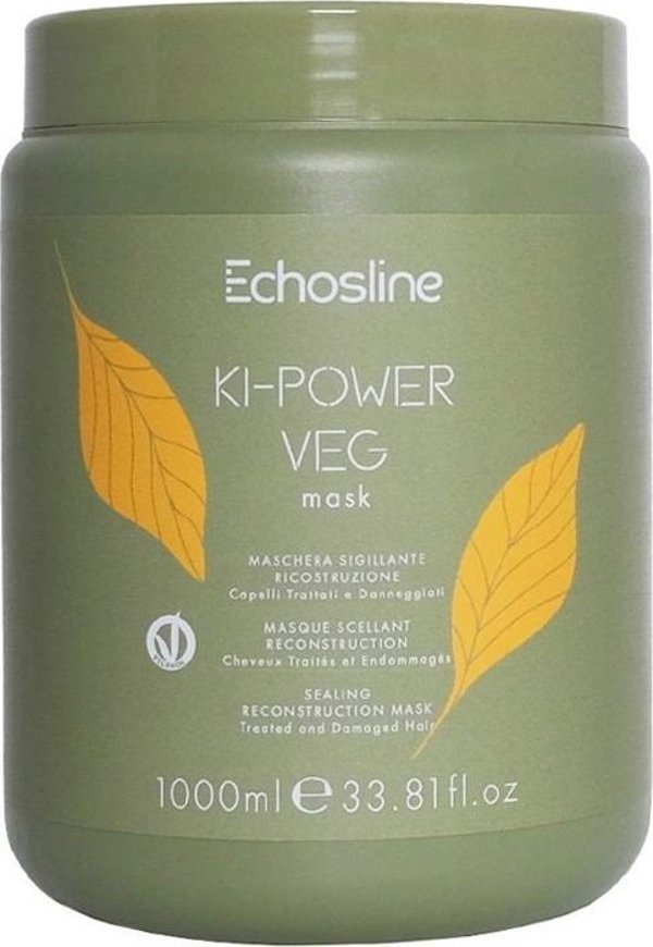 ECHOSLINE_Ki Power Vegan Mask μάσκα μαλλιών 1000ml
