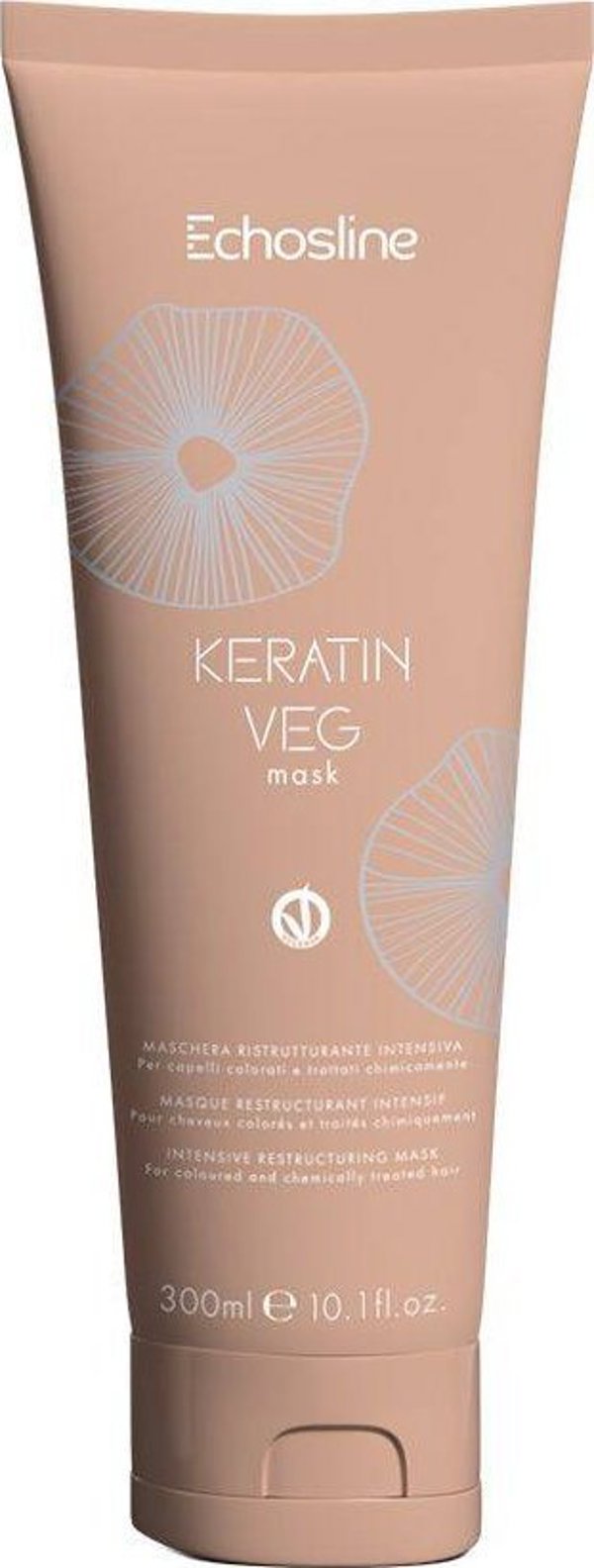 Echosline Echosline Keratin Veg αναζωογονητική μάσκα μαλλιών 300ml 13457821 8008277246338