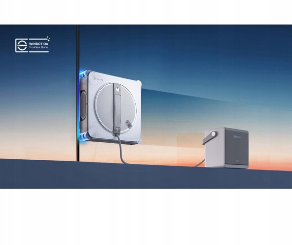 Ecovacs Winbot W2S OMNI λευκό-ασημί