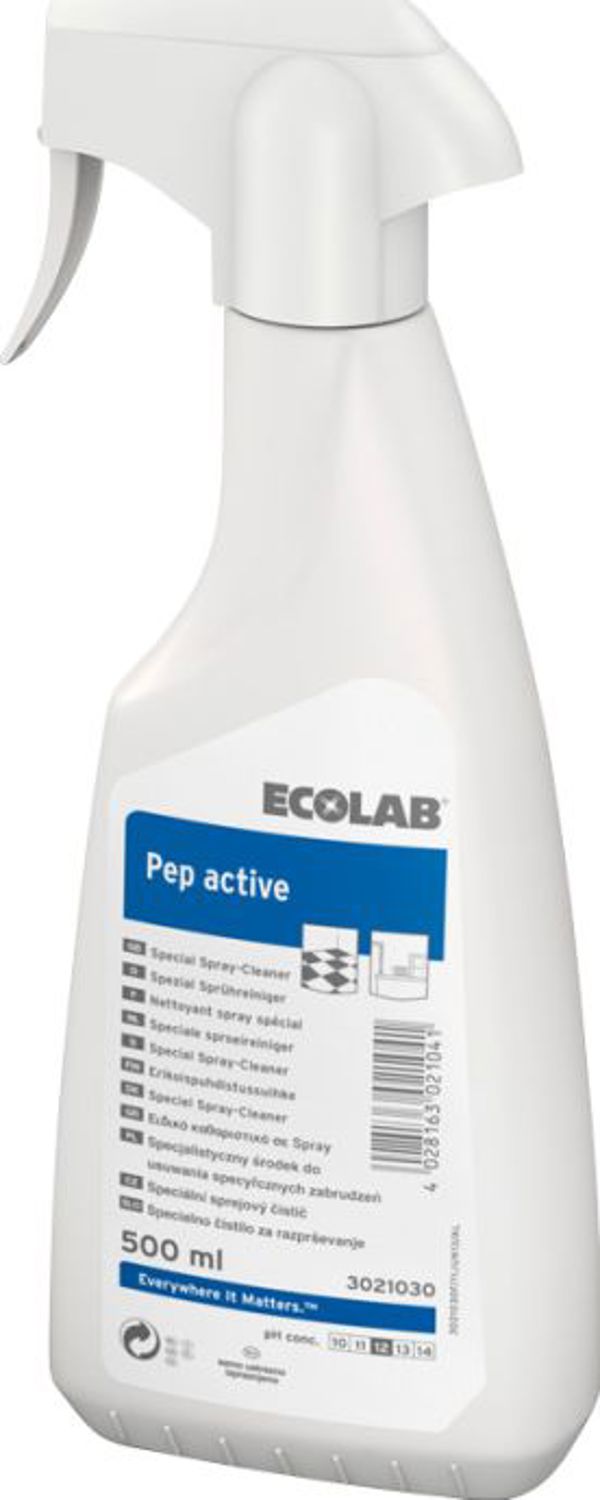 Ecolab Pep Active Καθαριστικό Λεκέδων Spray, 500ml