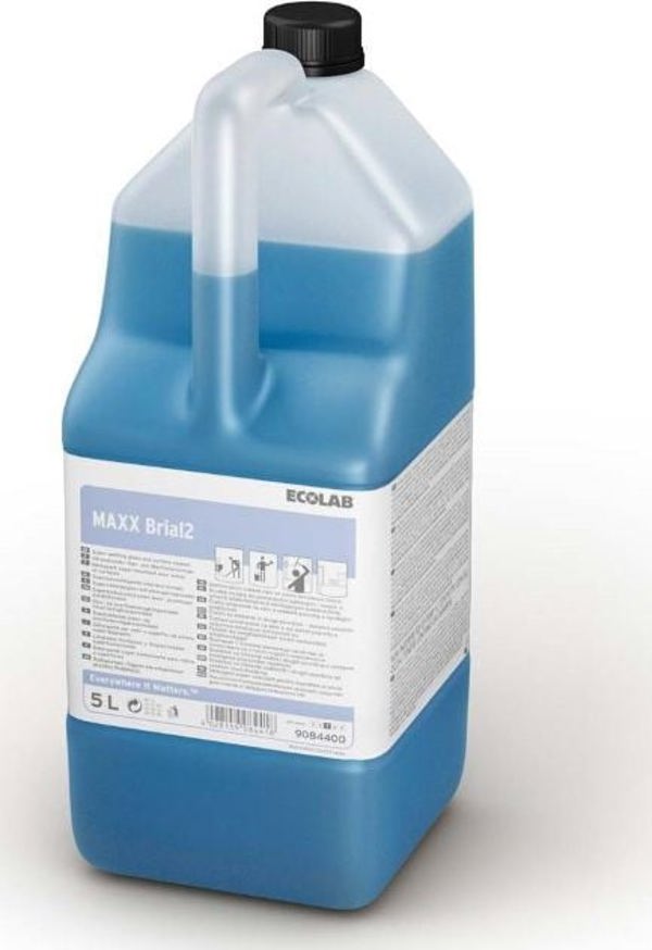 Ecolab MAXX Brial 2 Καθαριστικό Για Γυάλινες Επιφάνειες, Παράθυρα Και Καθρέφτες, 5lt