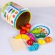 Ecotoys Drewniane owoce warzywa jedzenie do krojenia 13szt (1099)