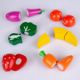 Ecotoys Drewniane owoce warzywa jedzenie do krojenia 13szt (1099)