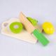 Ecotoys Drewniane owoce warzywa jedzenie do krojenia 13szt (1099)