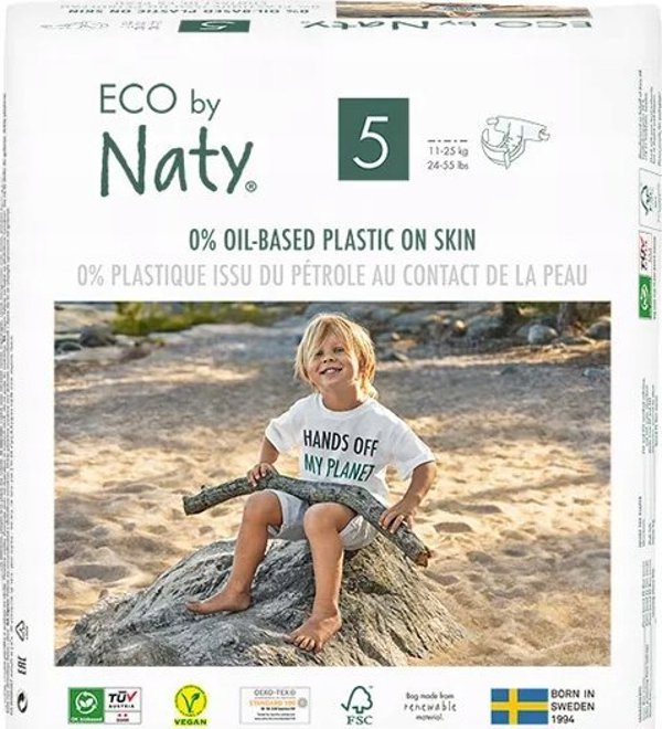 Πάνες Eco by NATY 5 Junior dydis, 40 τεμάχια