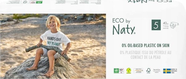 Πάνες Eco by NATY 5 Junior dydis, 40 τεμάχια