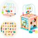 Ξύλινος εκπαιδευτικός κύβος, ταξινομητής Ecotoys mula Ecotoys