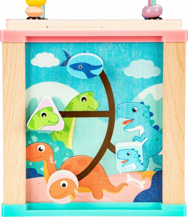 Ξύλινος εκπαιδευτικός κύβος, ταξινομητής Ecotoys mula Ecotoys