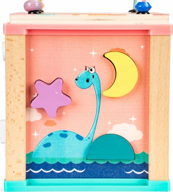 Ξύλινος εκπαιδευτικός κύβος, ταξινομητής Ecotoys mula Ecotoys
