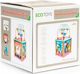 Ξύλινος εκπαιδευτικός κύβος, ταξινομητής Ecotoys mula Ecotoys