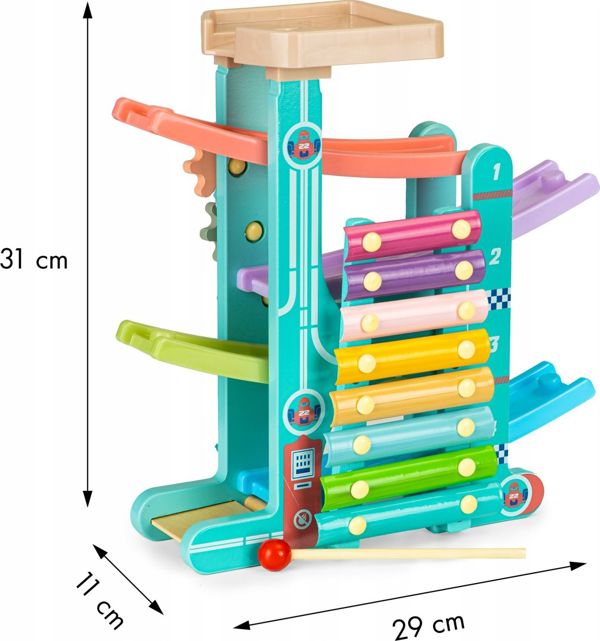 Ecotoys Τσουλήθρα με ξυλόφωνα (1371)