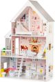Ecotoys Ξύλινο σπίτι για κούκλες XXL Ρεζιντένσια σε πουδρέ χρώμα