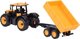 EE JCB Τρακτέρ με ρυμουλκούμενο τηλεχειριζόμενο ανατρεπόμενο Double E 1:16 RC0670