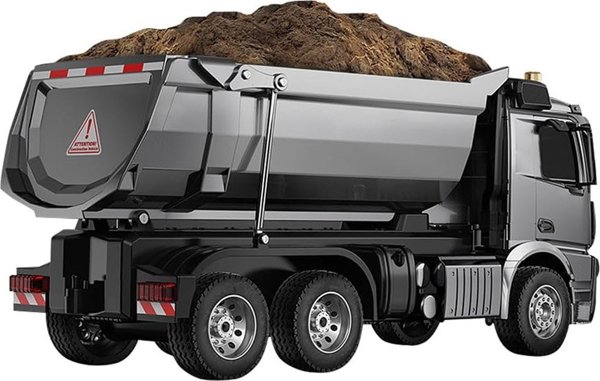 EE Mercedes Arocs ΜΕΤΑΛΙΚΟ φορτηγό ανατροπή ελεγχόμενο EE κινητή ρυμουλκούμενη 1:20 RC0667