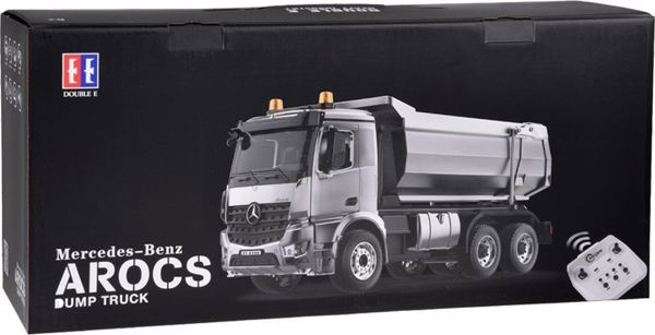 EE Mercedes Arocs ΜΕΤΑΛΙΚΟ φορτηγό ανατροπή ελεγχόμενο EE κινητή ρυμουλκούμενη 1:20 RC0667